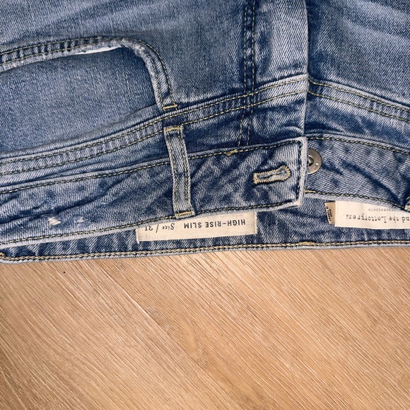 Pilcro Blue Ankle Cropped Jeans - Picture 3 of 3